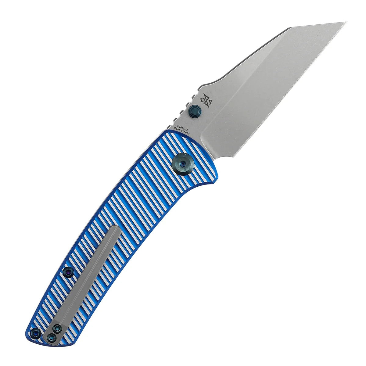 Kansept Main Street K1015H3 Elmax Blade Aluminum Handle Top Liner Lock Folding Knife