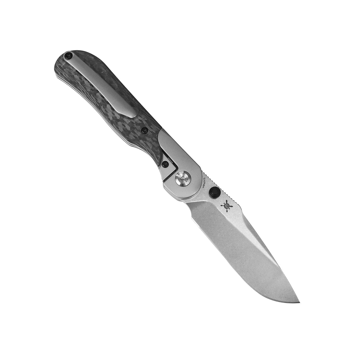 Kansept Lichen T2091A3 154CM Blade Cabrbon Fiber Handle Bolster Lock Folding Knife