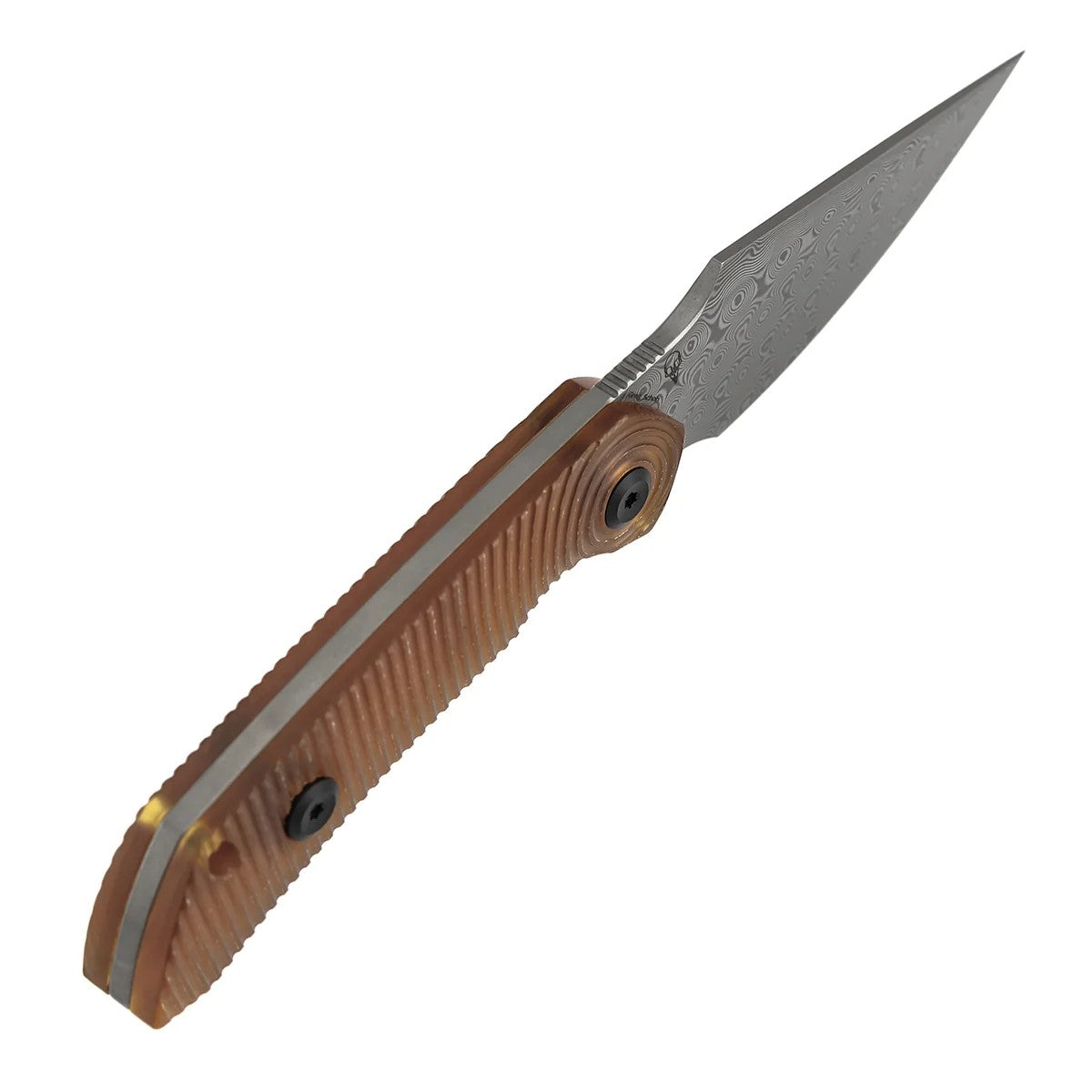 Kansept Fenrir KG3034A1 Damascus Blade PEI Handle Fixed Blade Knife