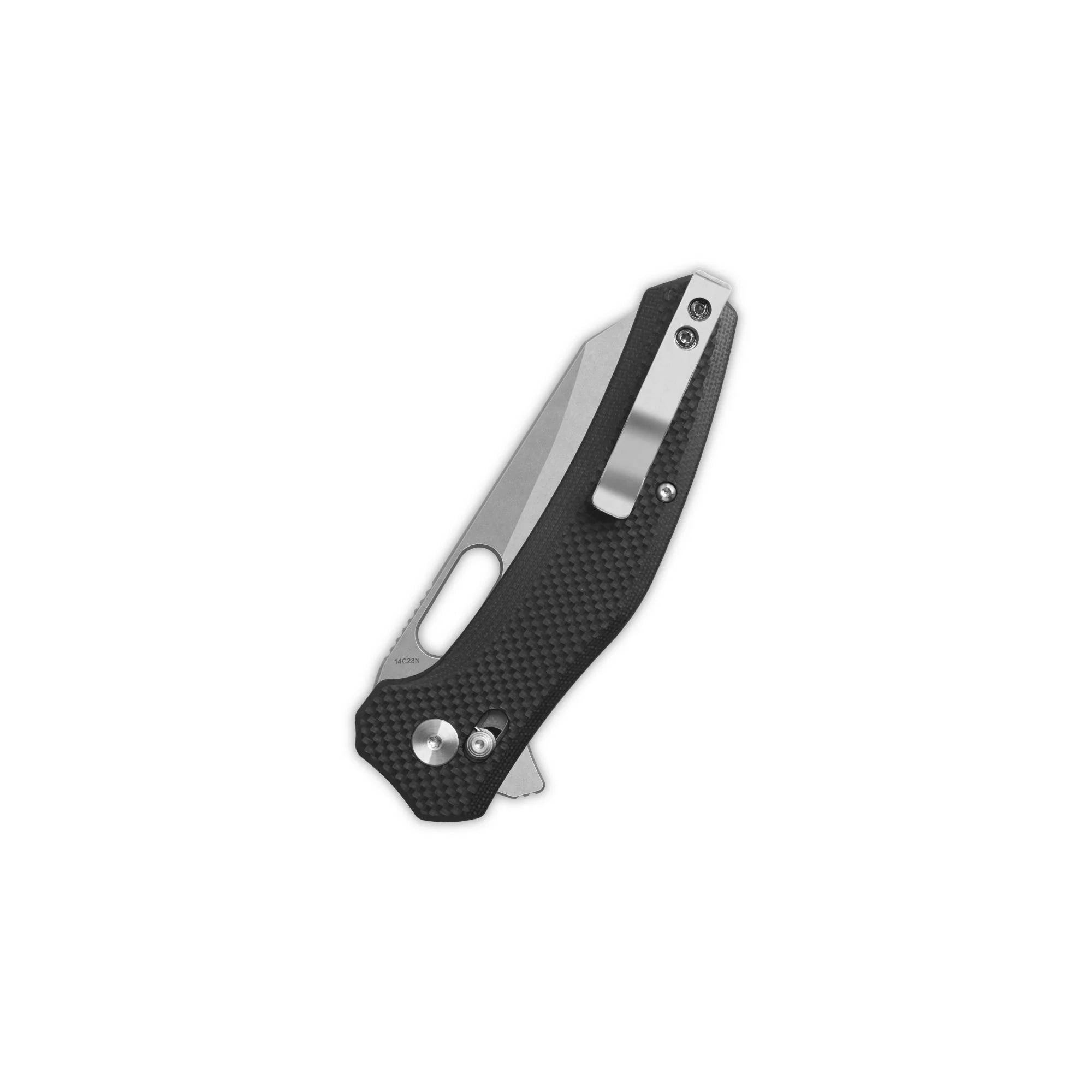 QSP Emu QS164-C2 14C28N Blade Black Coarse G10 Handle Glyde Lock Folding Knife