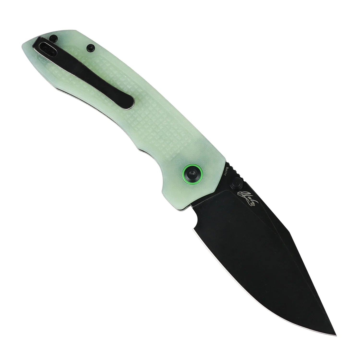Tenable Entity B1036H2 14C28N Blade G10 Handle Top Liner Lock Folding Knife