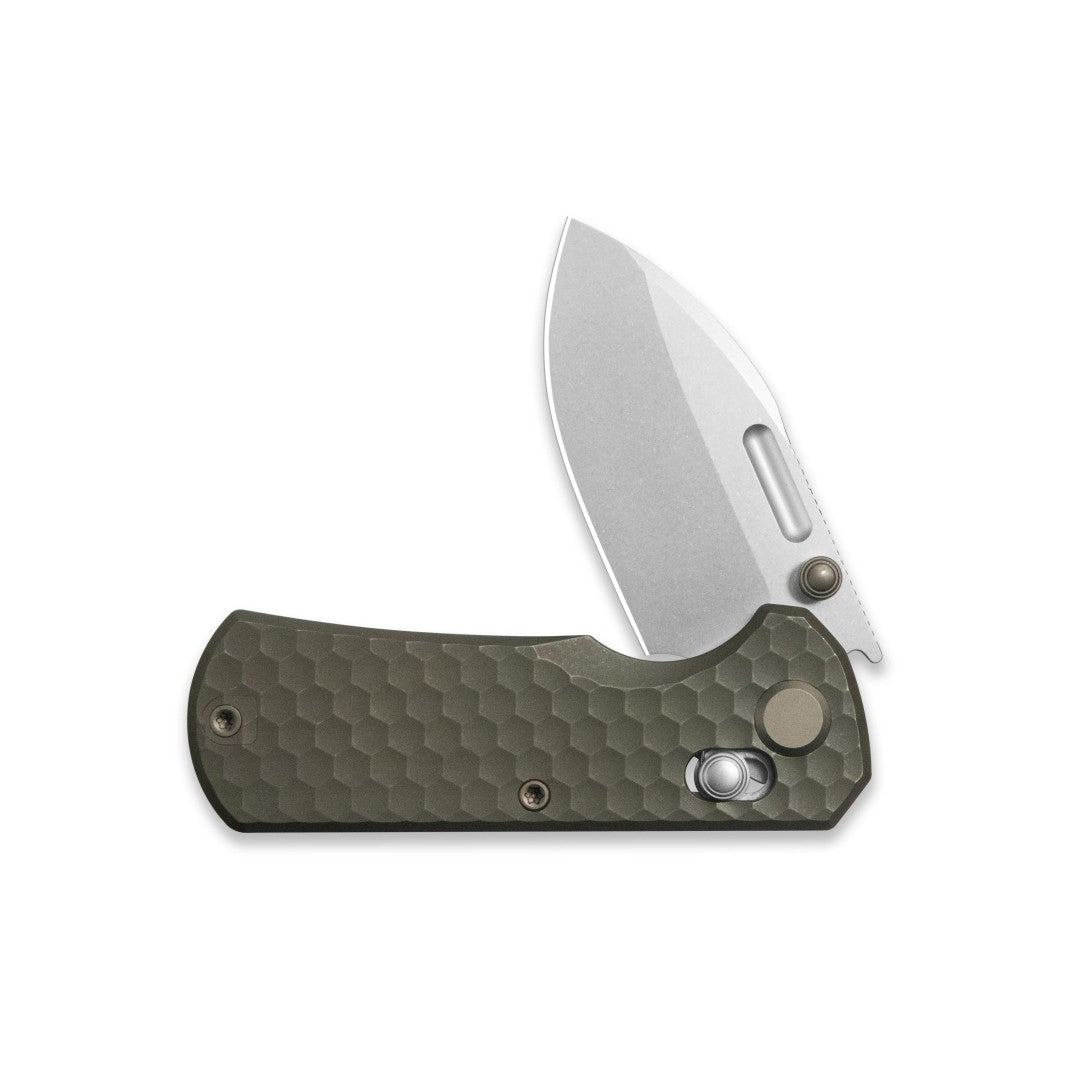 GEO Knife Belluf GEO2508I M390 Blade Titanium Handle Crossbar Lock Folding Knife