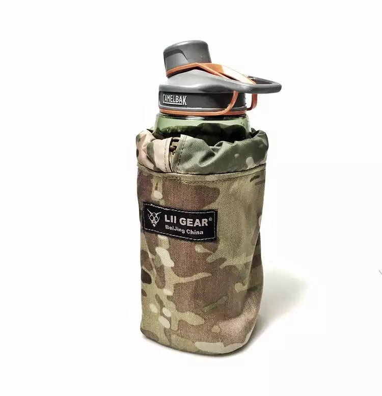 Lii Gear Bottle Daily Portable Lightweight Outdoor Water Bottle Bag Multicam