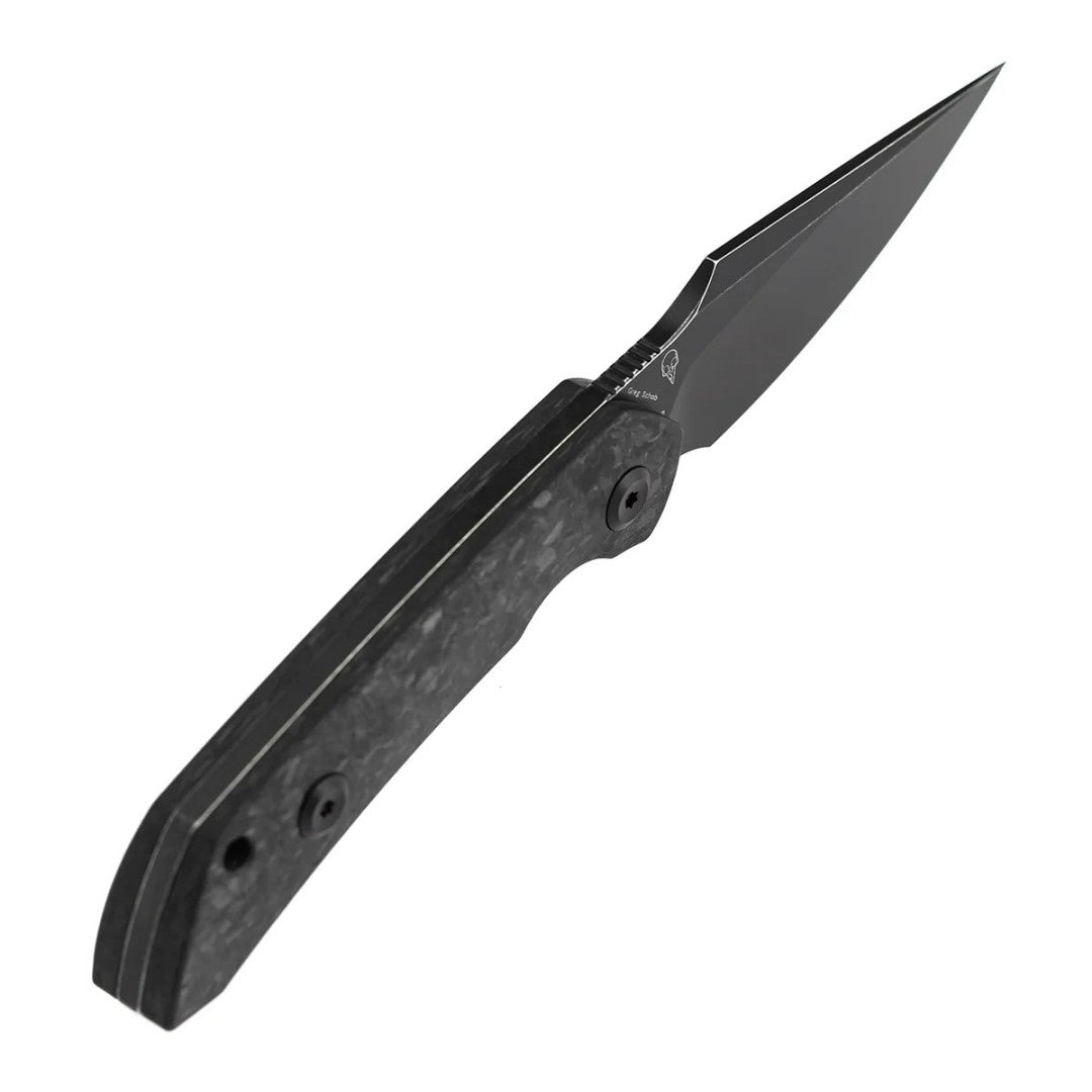 Kansept Fenrir KG3034A3 CPM-S35VN Blade Shred Carbon Fiber Handle Fixed Blade Knife
