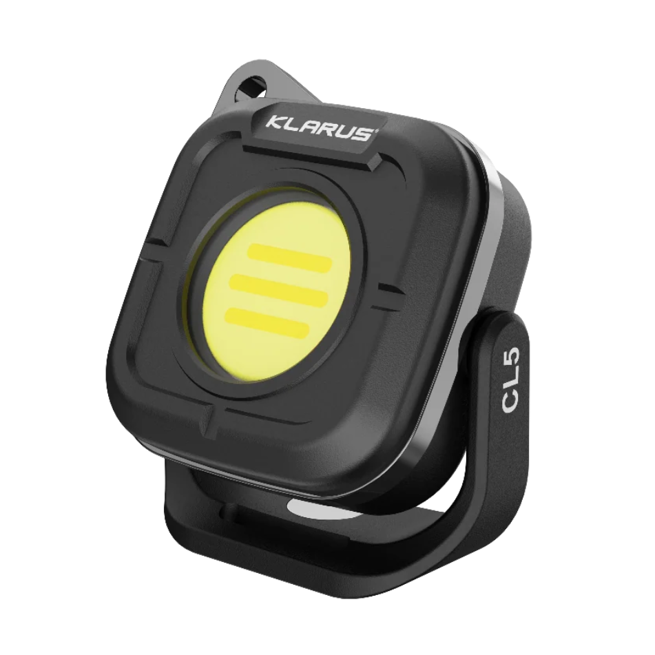 Klarus CL5-Black High Output Micro Flood Lamp 1200mAh Camping Lantern Night Lamp