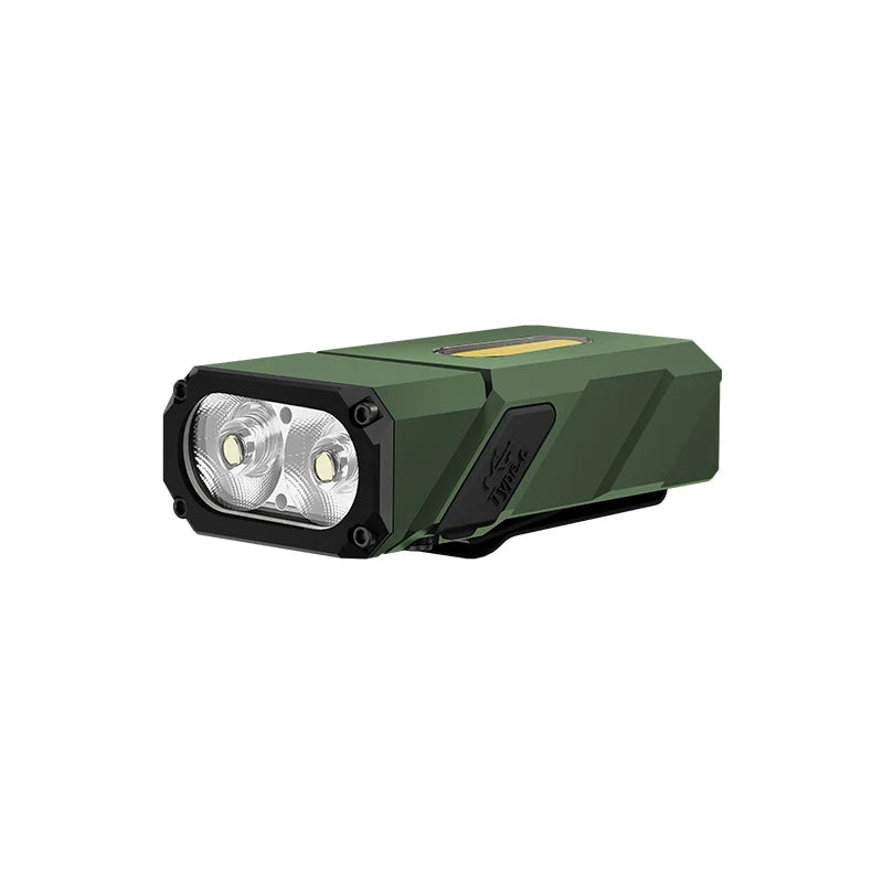 Klarus E8 1000 Lumens Triple-Light All-Metal Swivel-Head EDC Flashlight