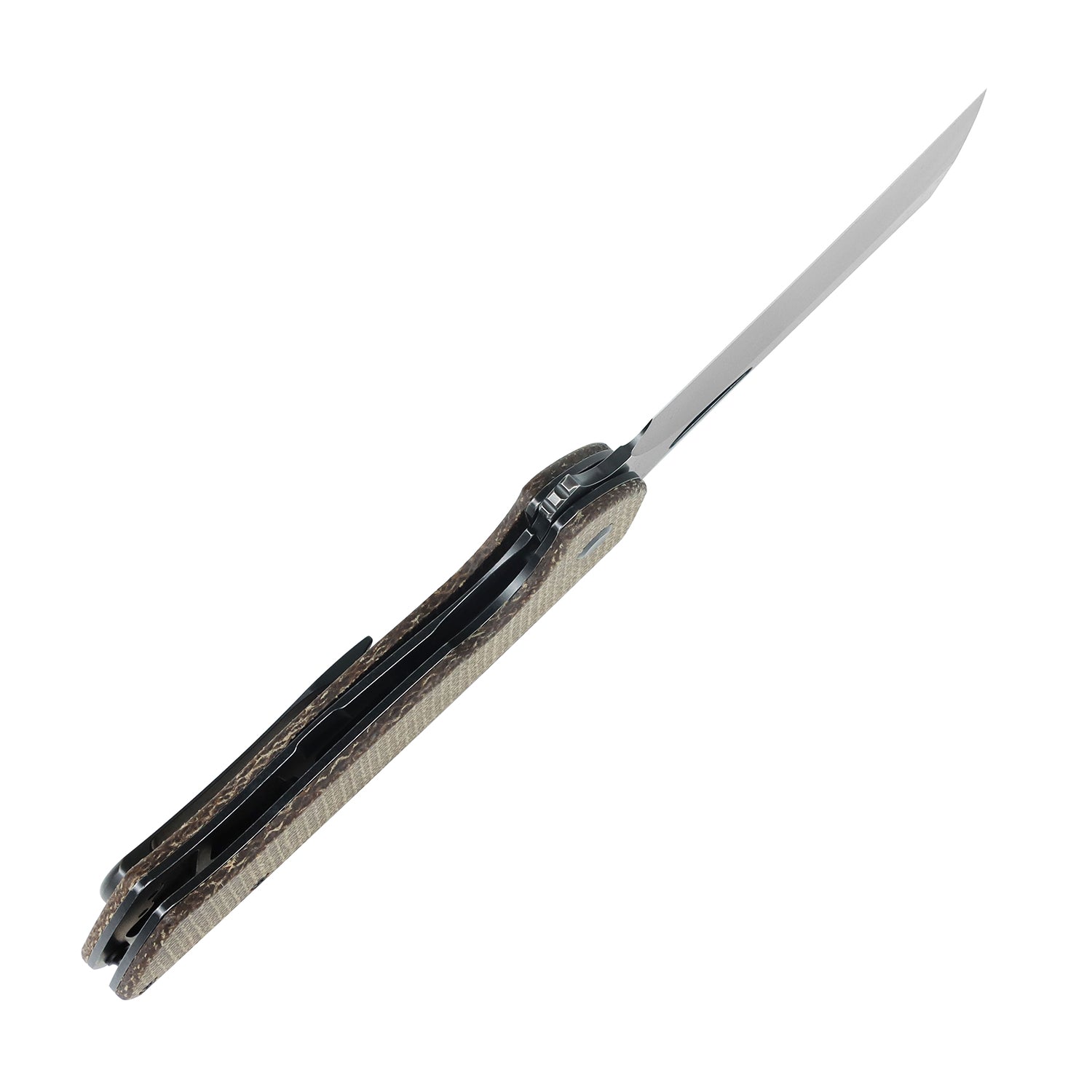 Tenable Leviathan B1083A4 D2 Blade Micarta Handle Liner Lock Folding Knife