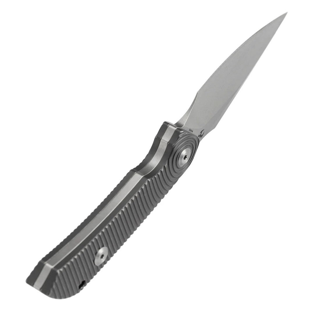 Kansept Fenrir KG3034A2 CPM-S35VN Blade Gray Anodized Titanium Handle Fixed Blade Knife