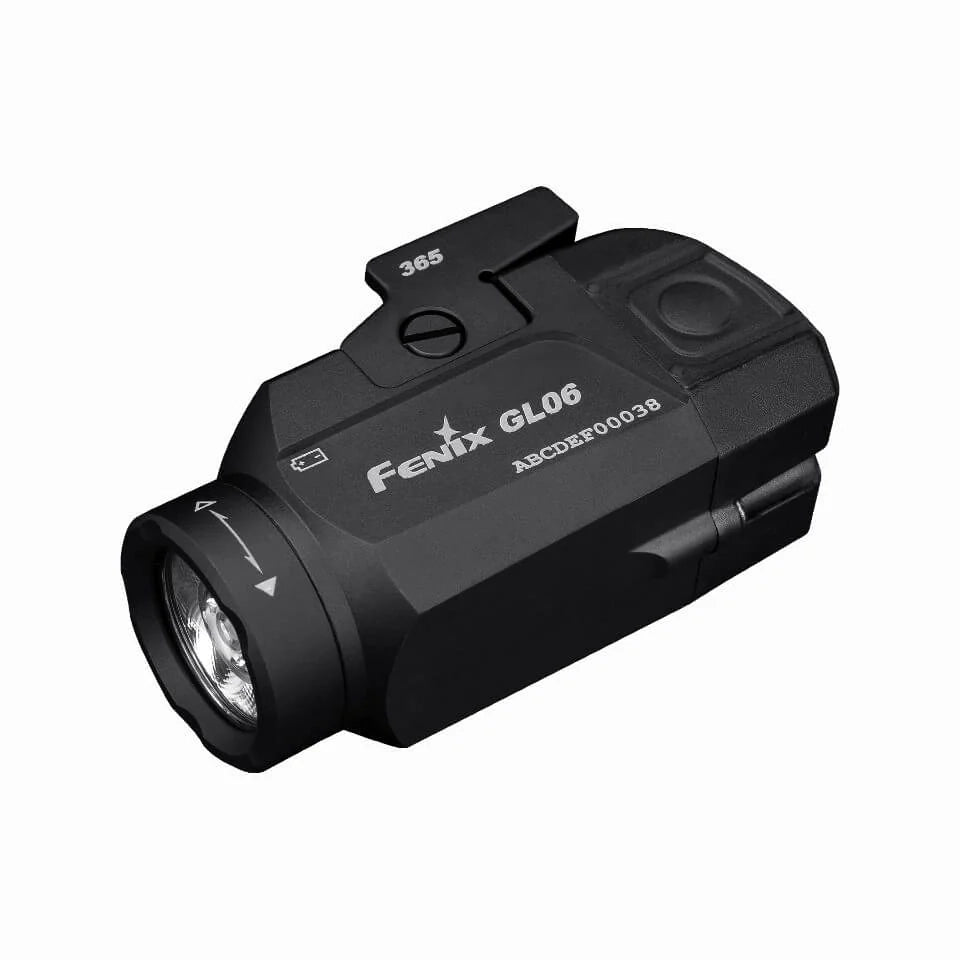 Fenix GL06-365 Compact Rechargeable Tactical Weapon Light 600 Lumens Pistol Flashlight