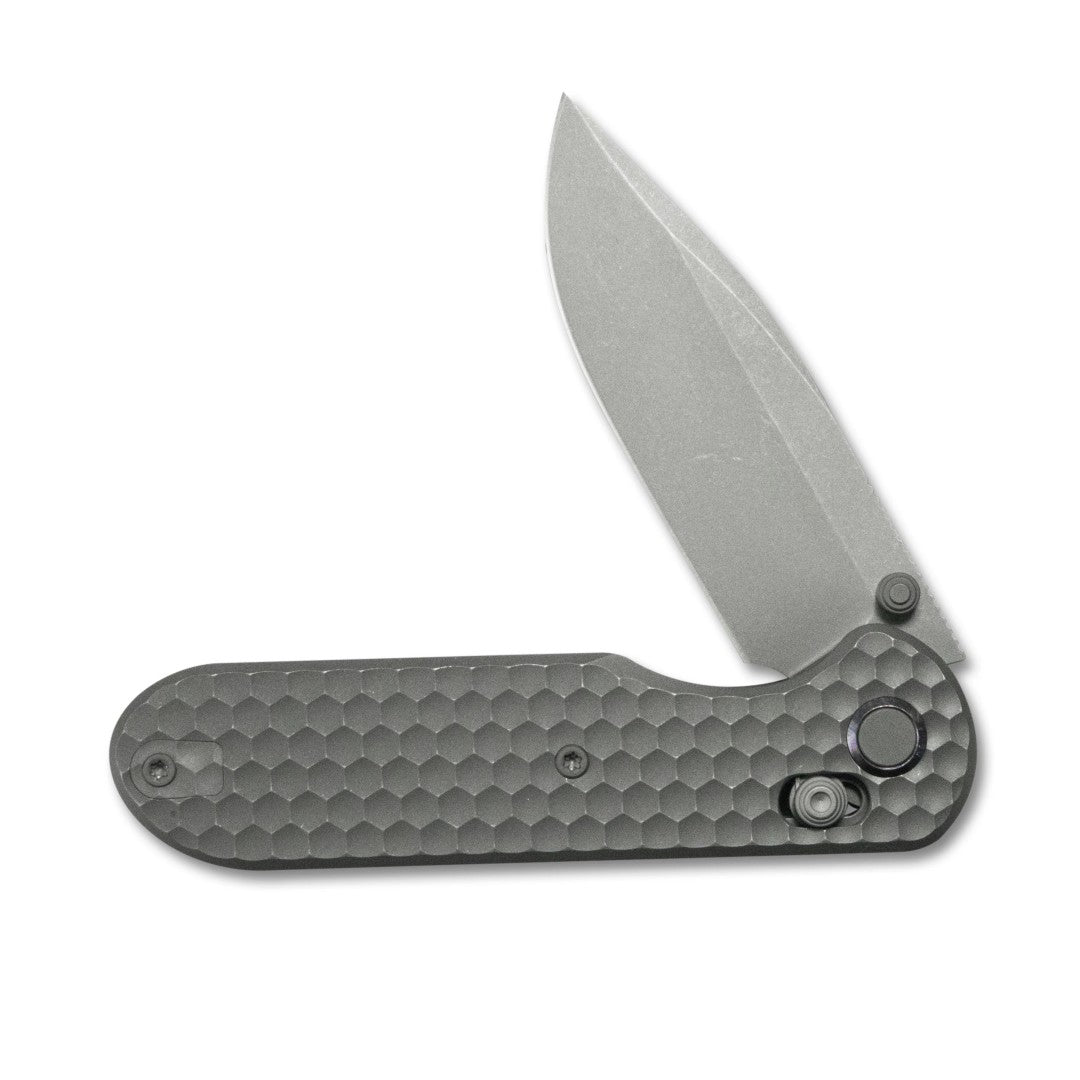 GEO Knife Ethereal Cutter GEO2402C M390 Blade Titanium Handle Crossbar Lock Folding Knife