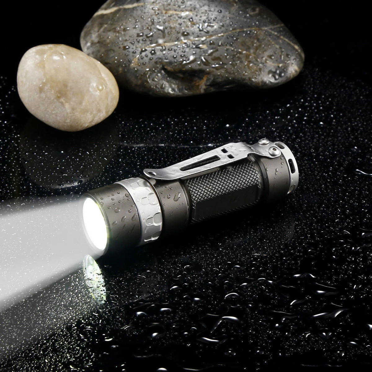 Jetbeam RRT03 Tactical Flashlight 1400 Lumens Magnetic Rotary EDC LED Torch