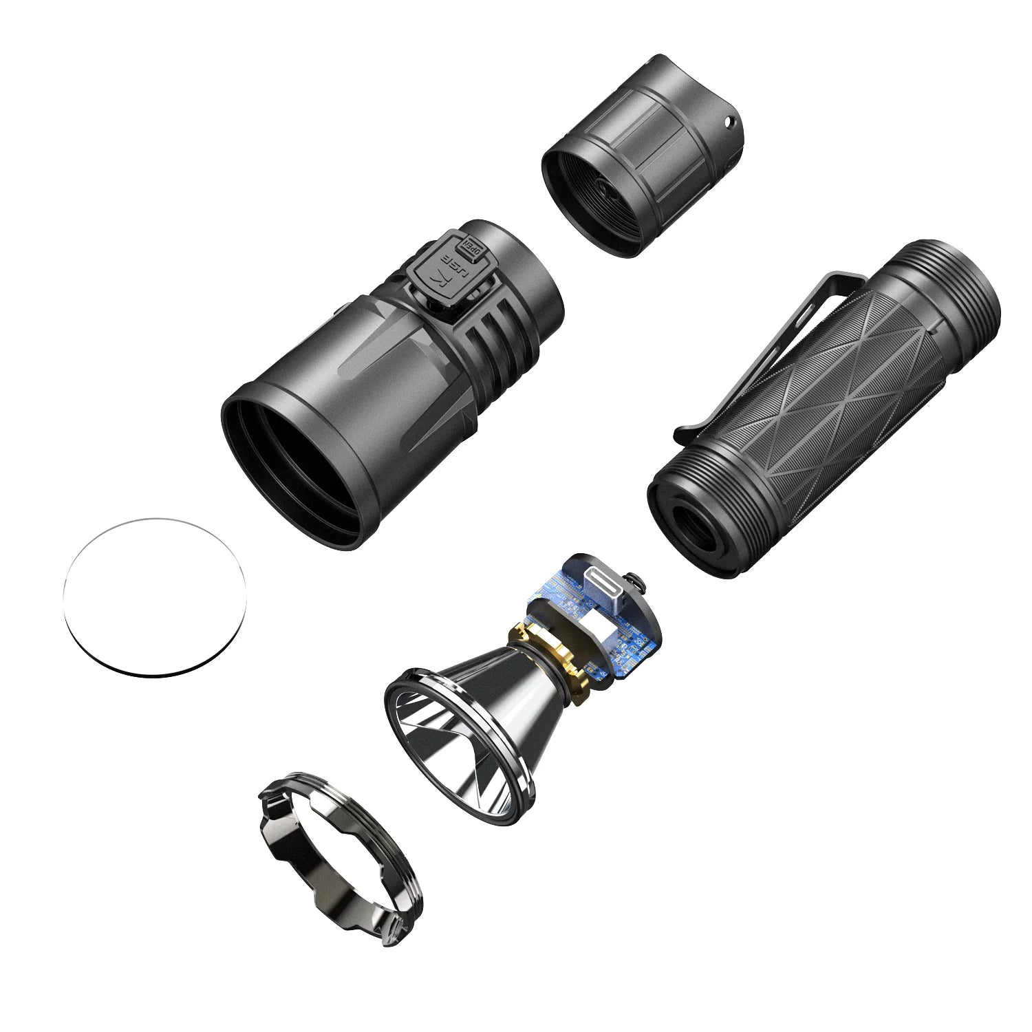 Klarus XT21X Pro 4400 Lumens Dual Switch 4400 Lumens High Performance Rechargeable Professional Flashlight