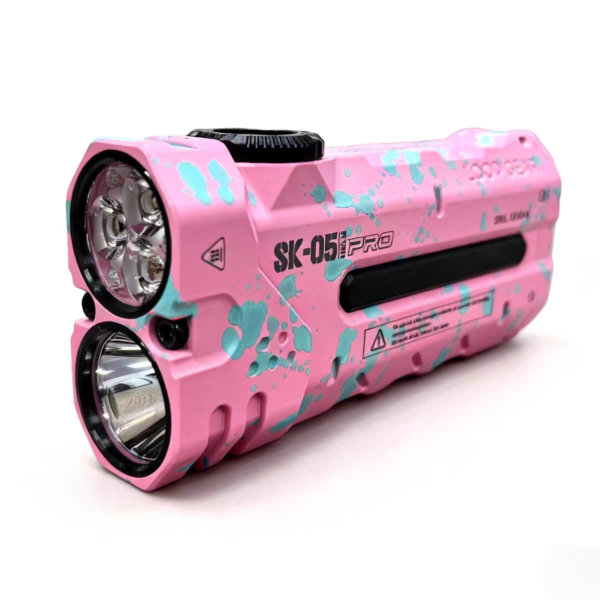 LOOP GEAR SK05 Pro Zombie Pink Flat LED Flashlight EDC Tools