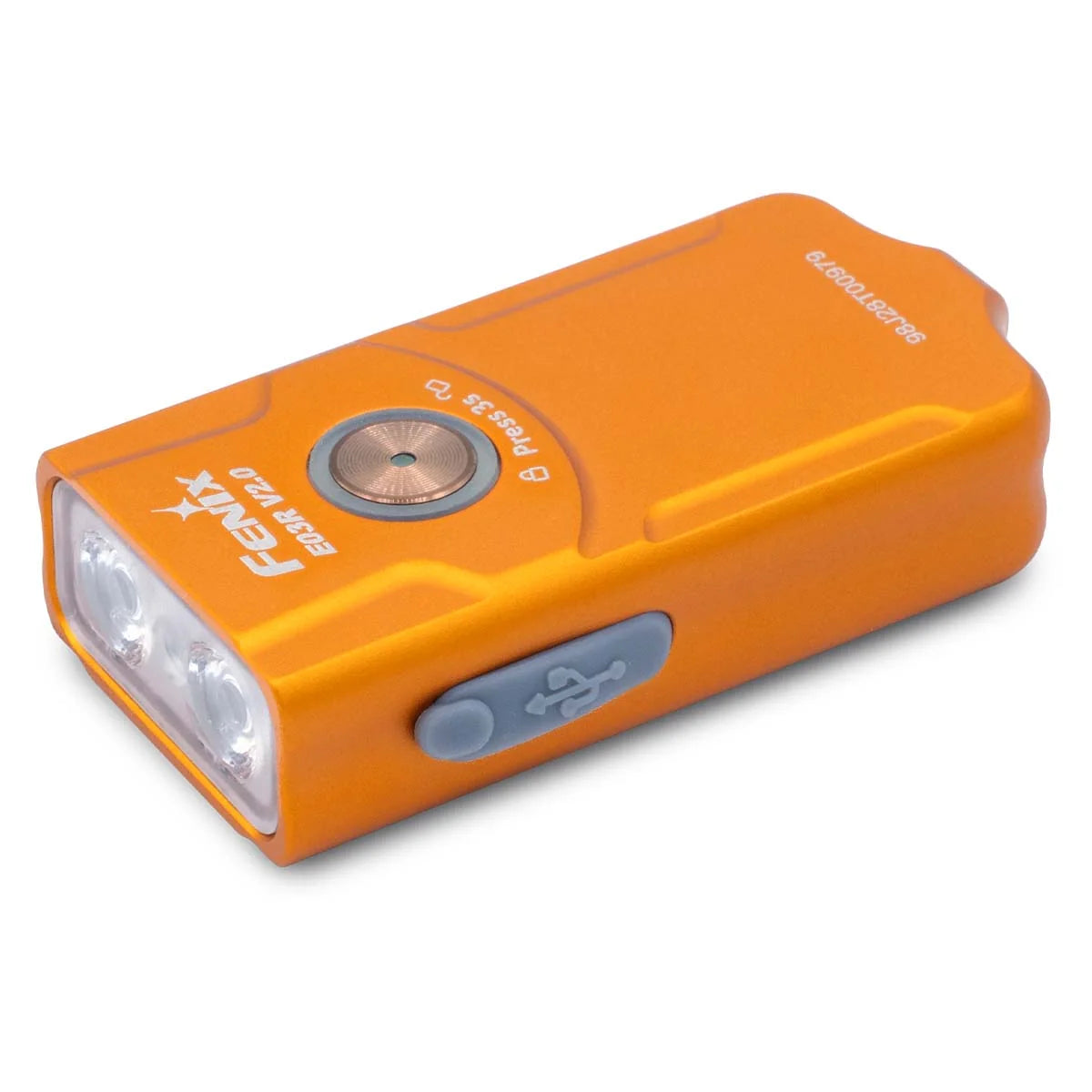 Fenix E03R V2 Keychain Flashlight 500 Lumens Red Light EDC Torch