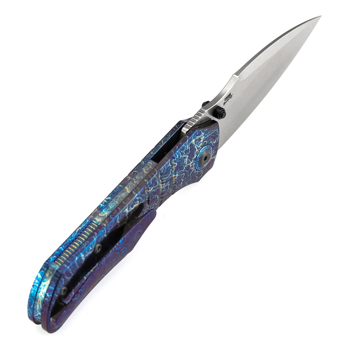 Kansept Mini Lanza K1116A3 CPM-20CV Blade Titanium Handle Nested Liner Lock Folding Knife
