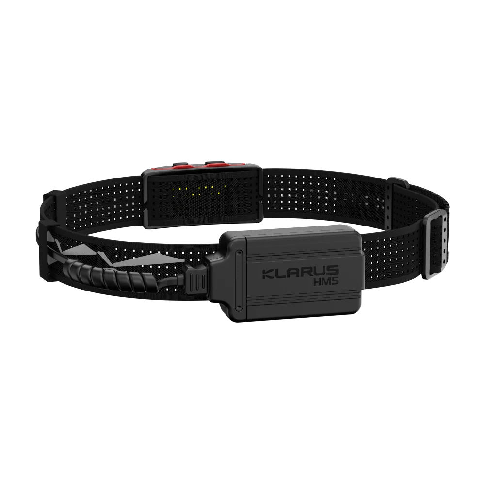 Klarus HM5-V1 800 Lumens Lightweight Triple-light High Output 1200mAh Headlamp For Night Running