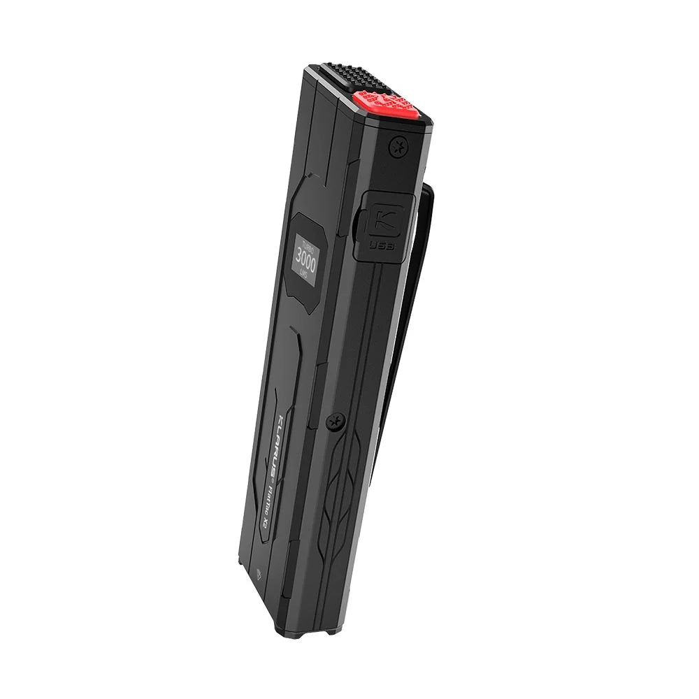 Klarus X2 3000 Lumens Ultra-Thin Palm-Sized EDC Professional Flashlight