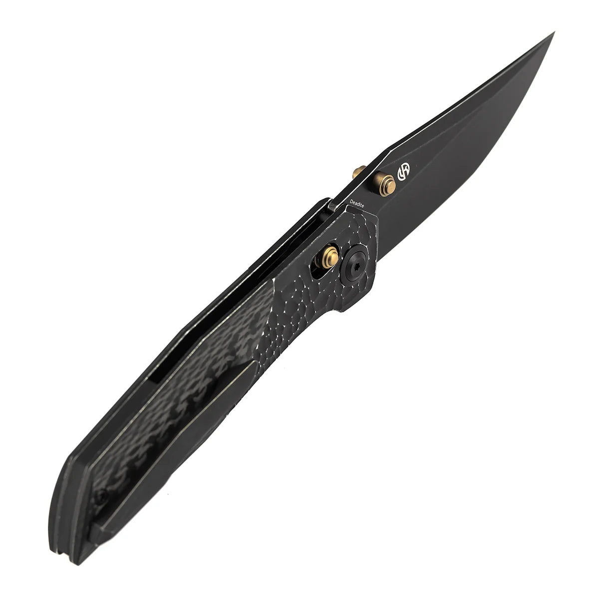Kansept Deadite T1081V4 154CM Blade Aluminum with Carbon Fiber Handle Crossbar Lock Folding Knife
