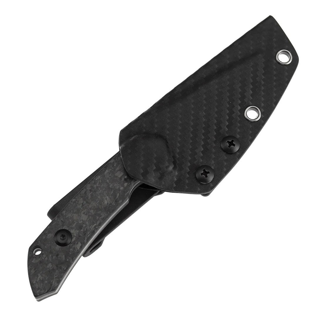 Kansept Fenrir KG3034A3 CPM-S35VN Blade Shred Carbon Fiber Handle Fixed Blade Knife
