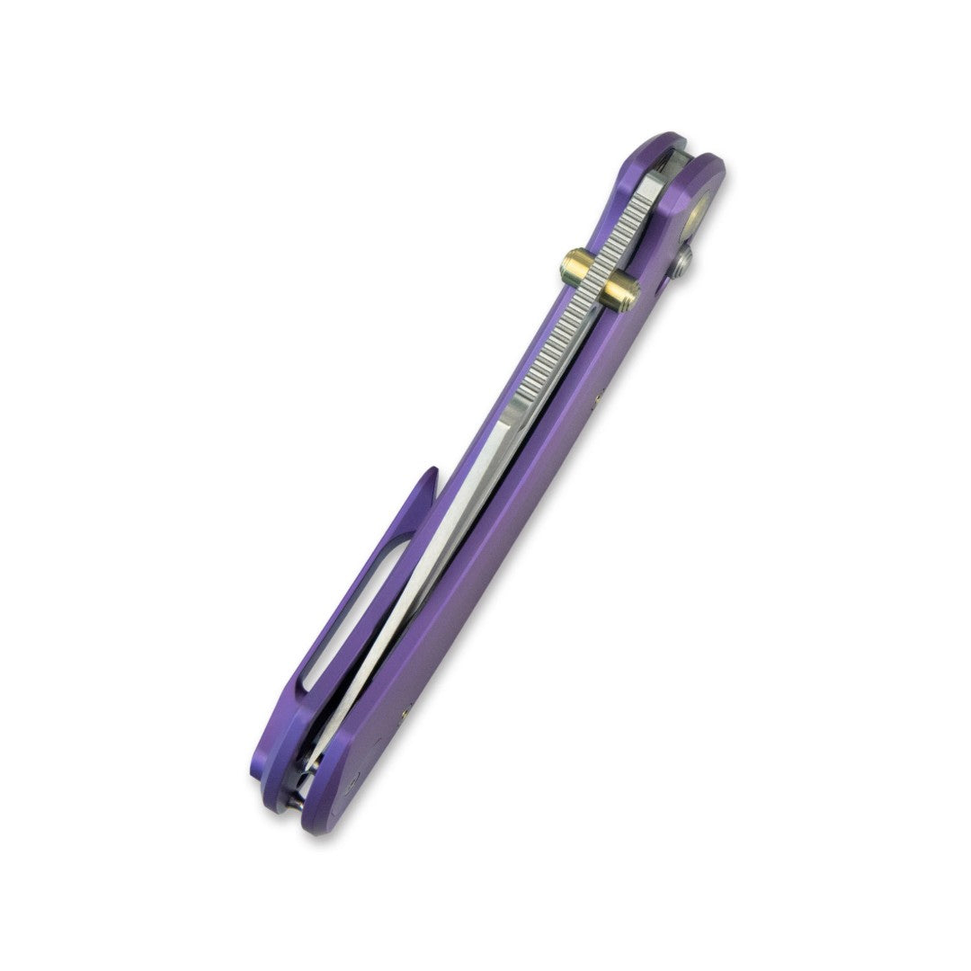 GEO Knife Strix GEO2510D M390 Blade Titanium Handle Crossbar Lock Folding Knife