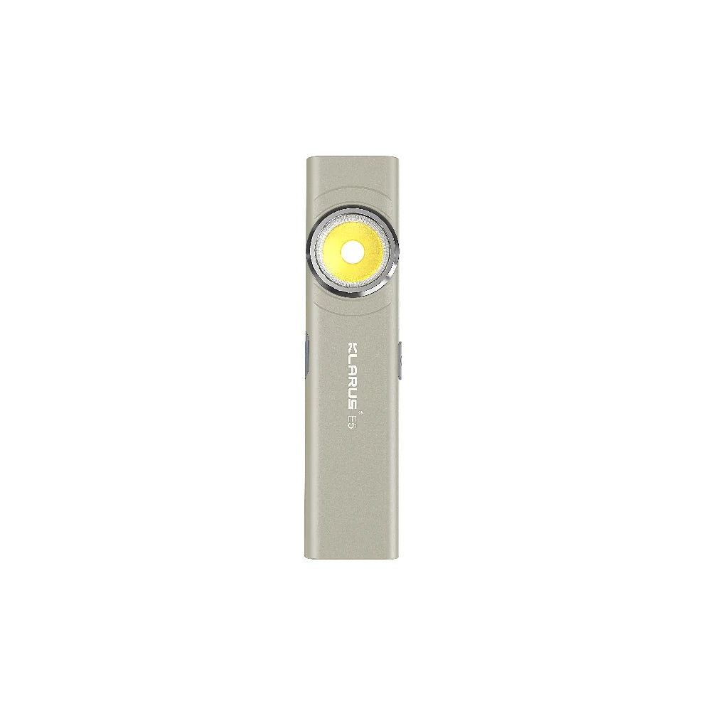 Klarus E5 600 Lumens Compact Dual Light EDC Magnetic Flashlight