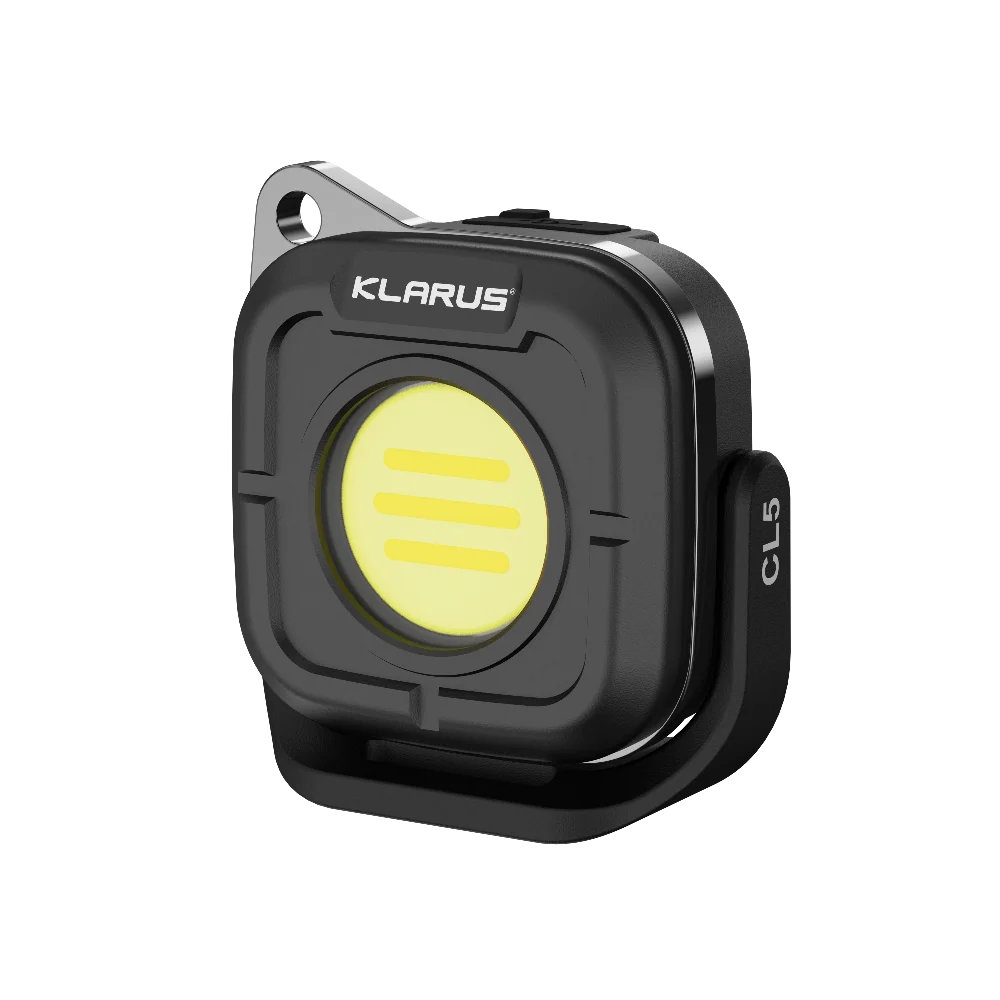 Klarus CL5-Black High Output Micro Flood Lamp 1200mAh Camping Lantern Night Lamp