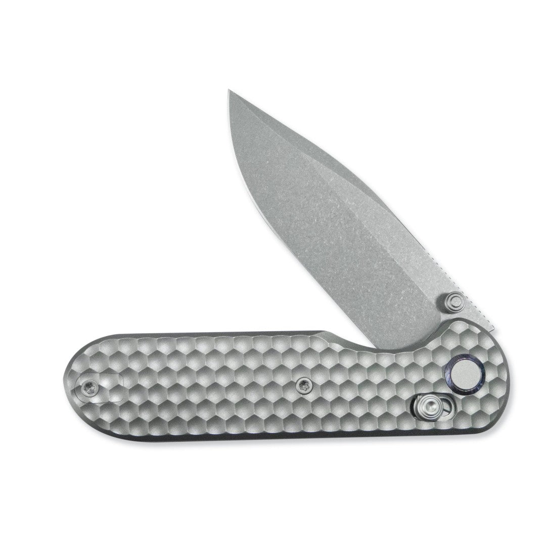 GEO Knife Ethereal Cutter GEO2402A M390 Blade Titanium Handle Crossbar Lock Folding Knife