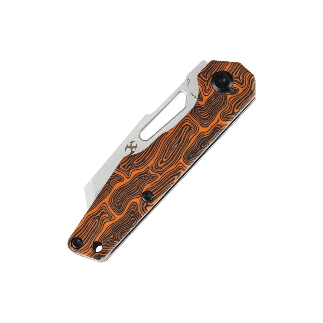 Kansept Lucero T2156A3 154CM Blade Orange G-mascus Handle Liner Lock Folding Knife