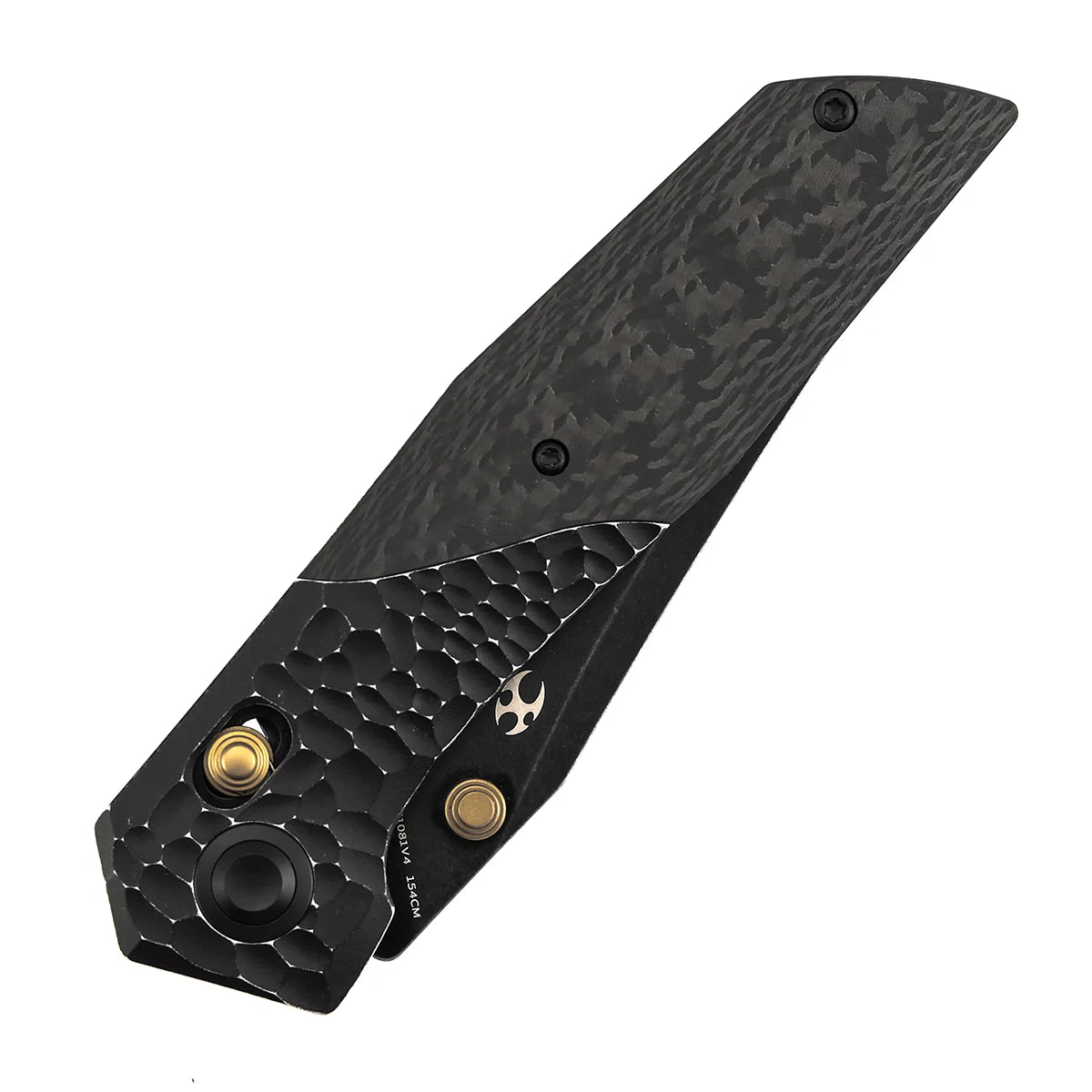 Kansept Deadite T1081V4 154CM Blade Aluminum with Carbon Fiber Handle Crossbar Lock Folding Knife