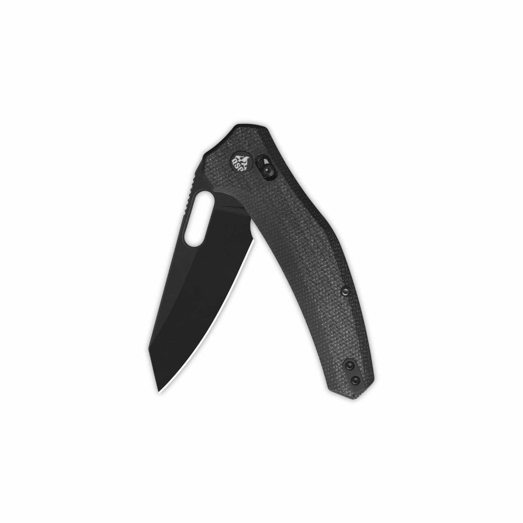 QSP Emu QS164-A2 14C28N Blade Black Micarta Handle Glyde Lock Folding Knife