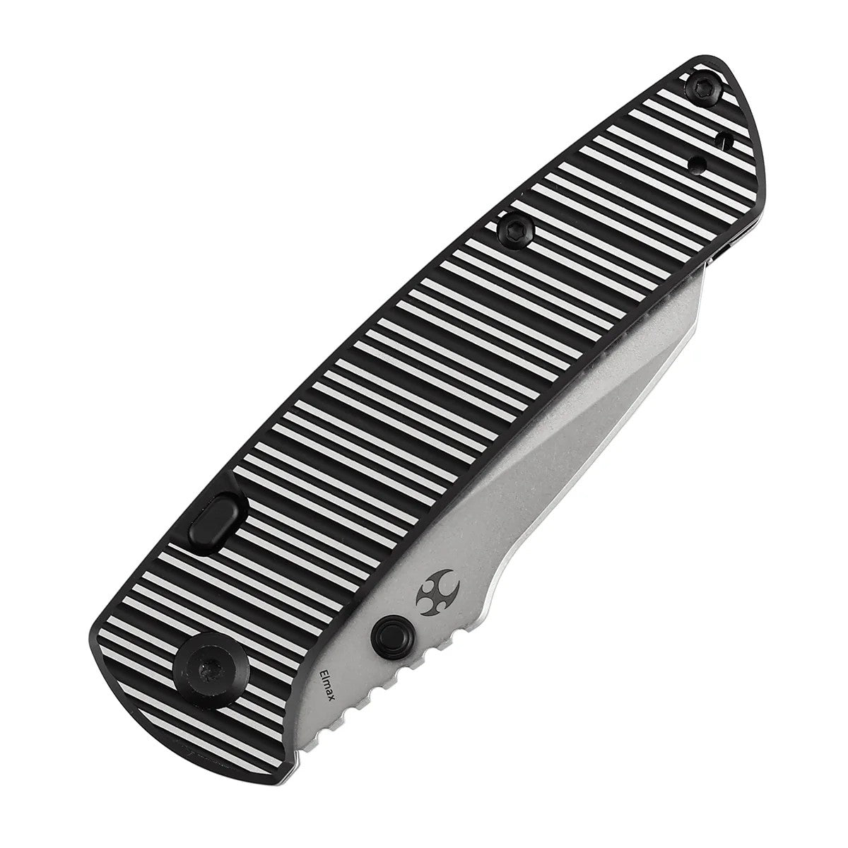 Kansept Main Street K1015H4 Elmax Blade Aluminum Handle Top Liner Lock Folding Knife