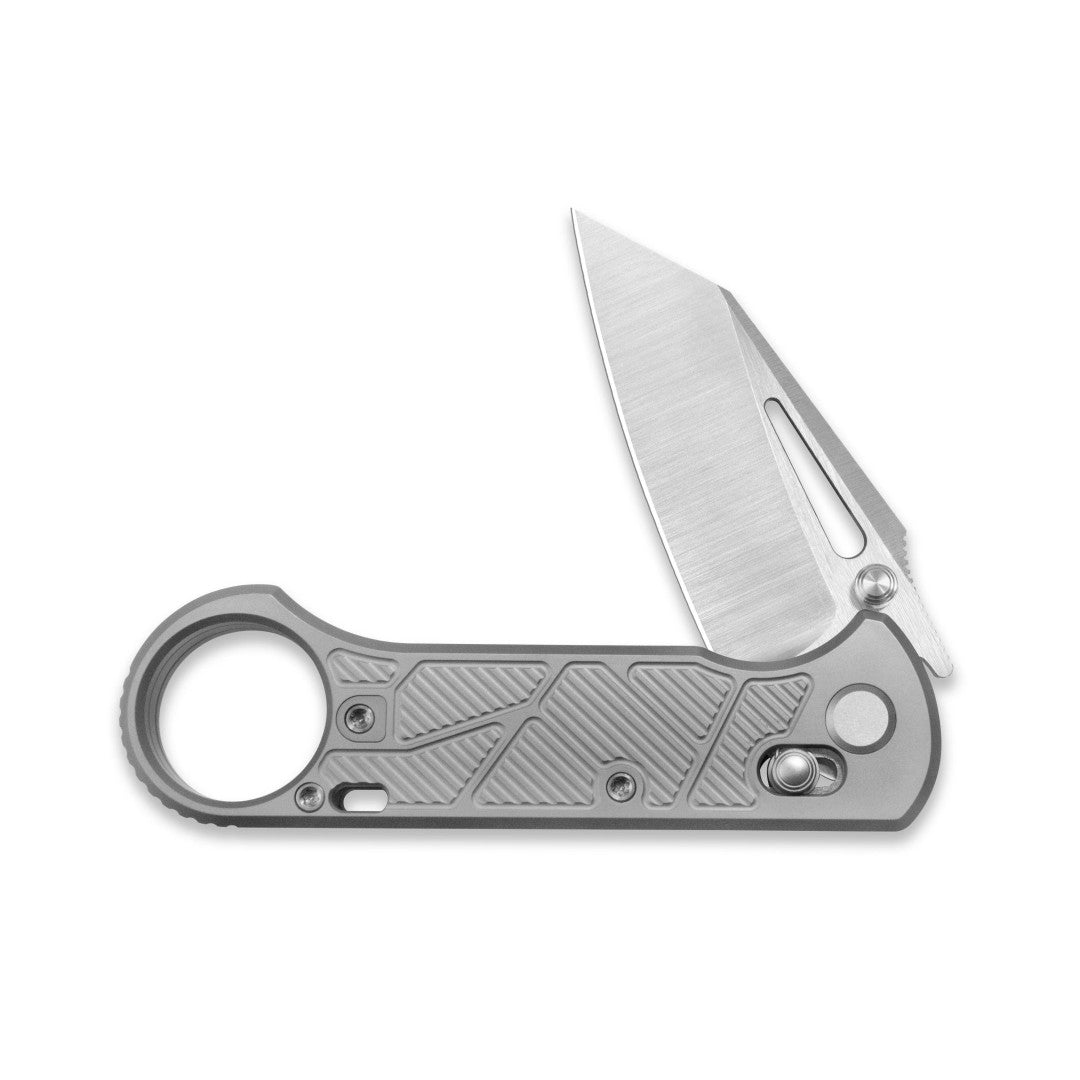 GEO Knife Aska GEO2511A M390 Blade Titanium Handle Crossbar Lock Folding Knife