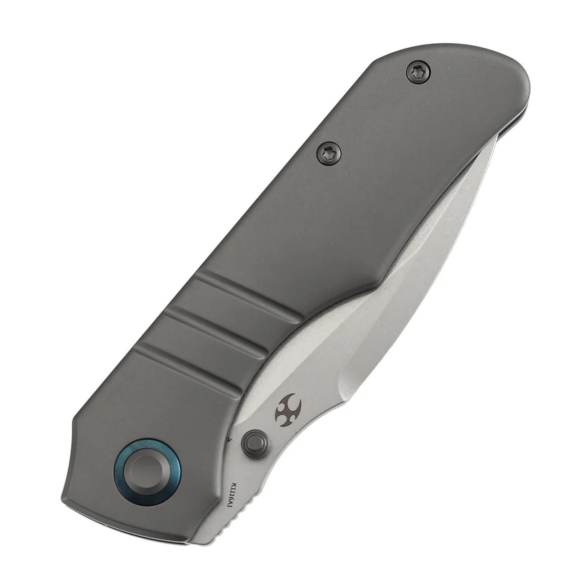 Kansept Mini Lanza K1116A1 CPM-20CV Blade Titanium Handle Nested Liner Lock Folding Knife