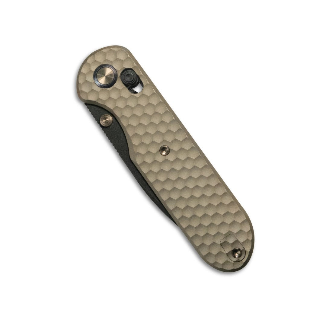GEO Knife Ethereal Cutter GEO2402B M390 Blade Titanium Handle Crossbar Lock Folding Knife