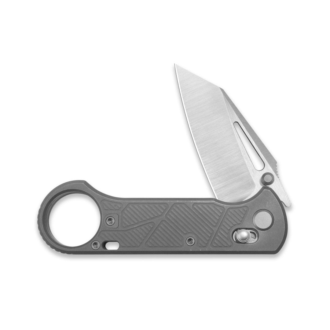 GEO Knife Aska GEO2511B M390 Blade Titanium Handle Crossbar Lock Folding Knife