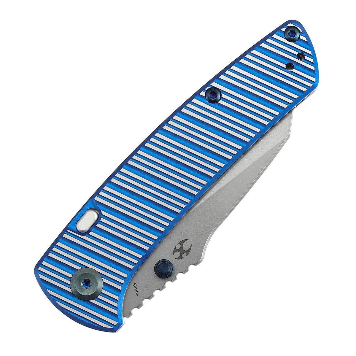 Kansept Main Street K1015H3 Elmax Blade Aluminum Handle Top Liner Lock Folding Knife