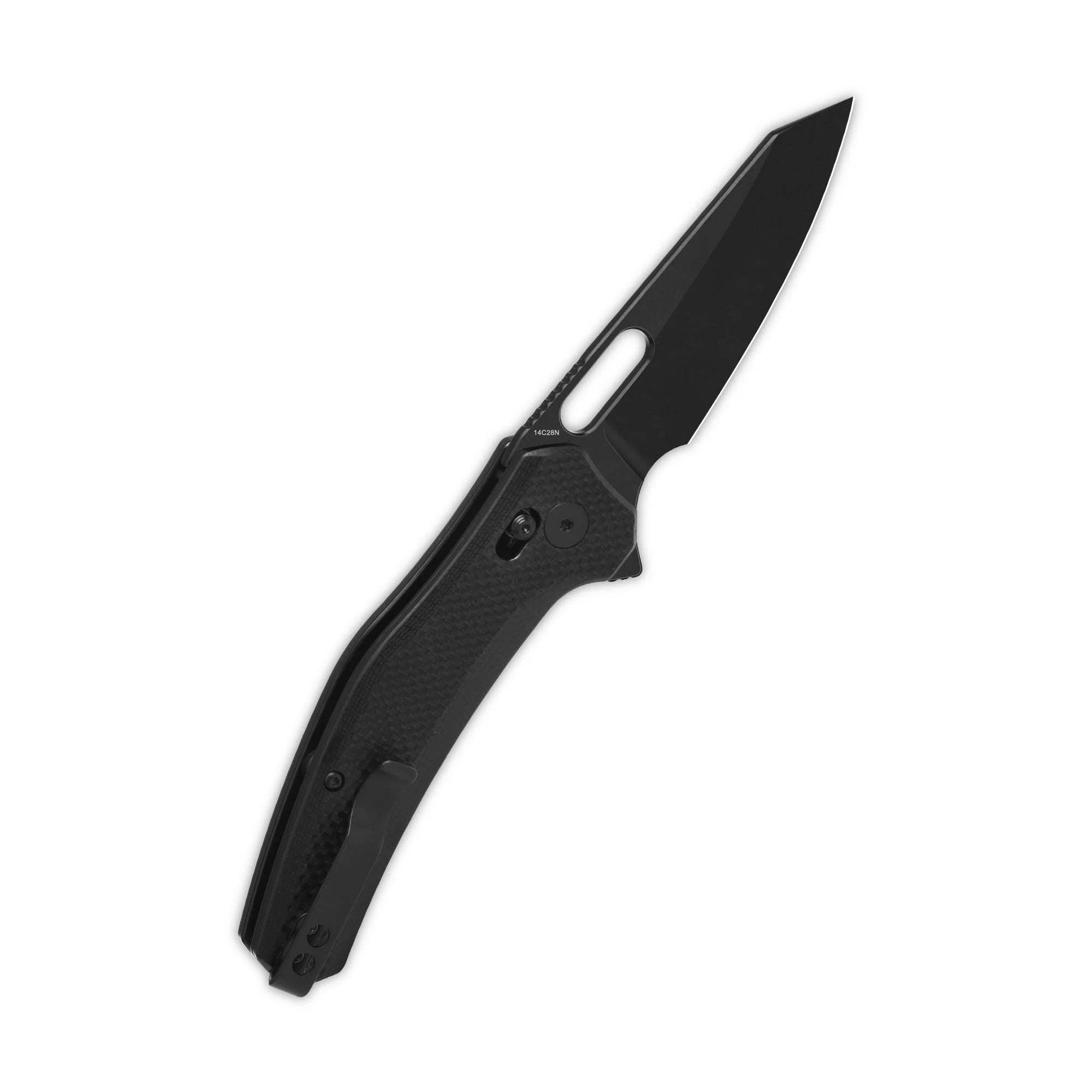 QSP Emu QS164-C2 14C28N Blade Black Coarse G10 Handle Glyde Lock Folding Knife