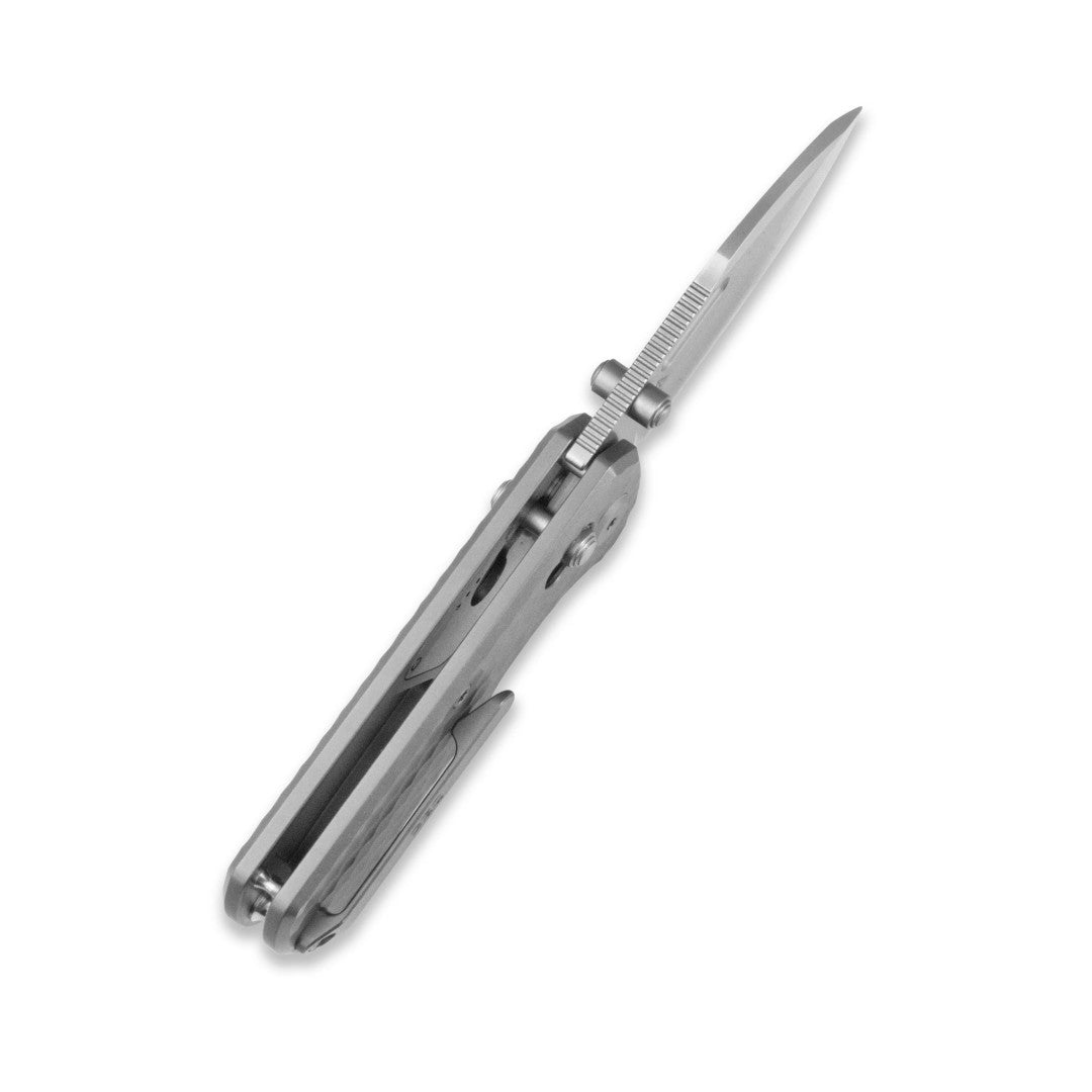GEO Knife Belluf GEO2508H M390 Blade Titanium Handle Crossbar Lock Folding Knife