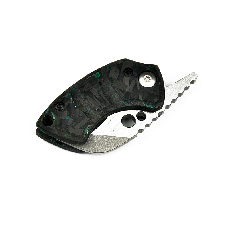 Koch Tools Gnat CPM154 Blade Luminous carbon fiber Friction Folder Custom