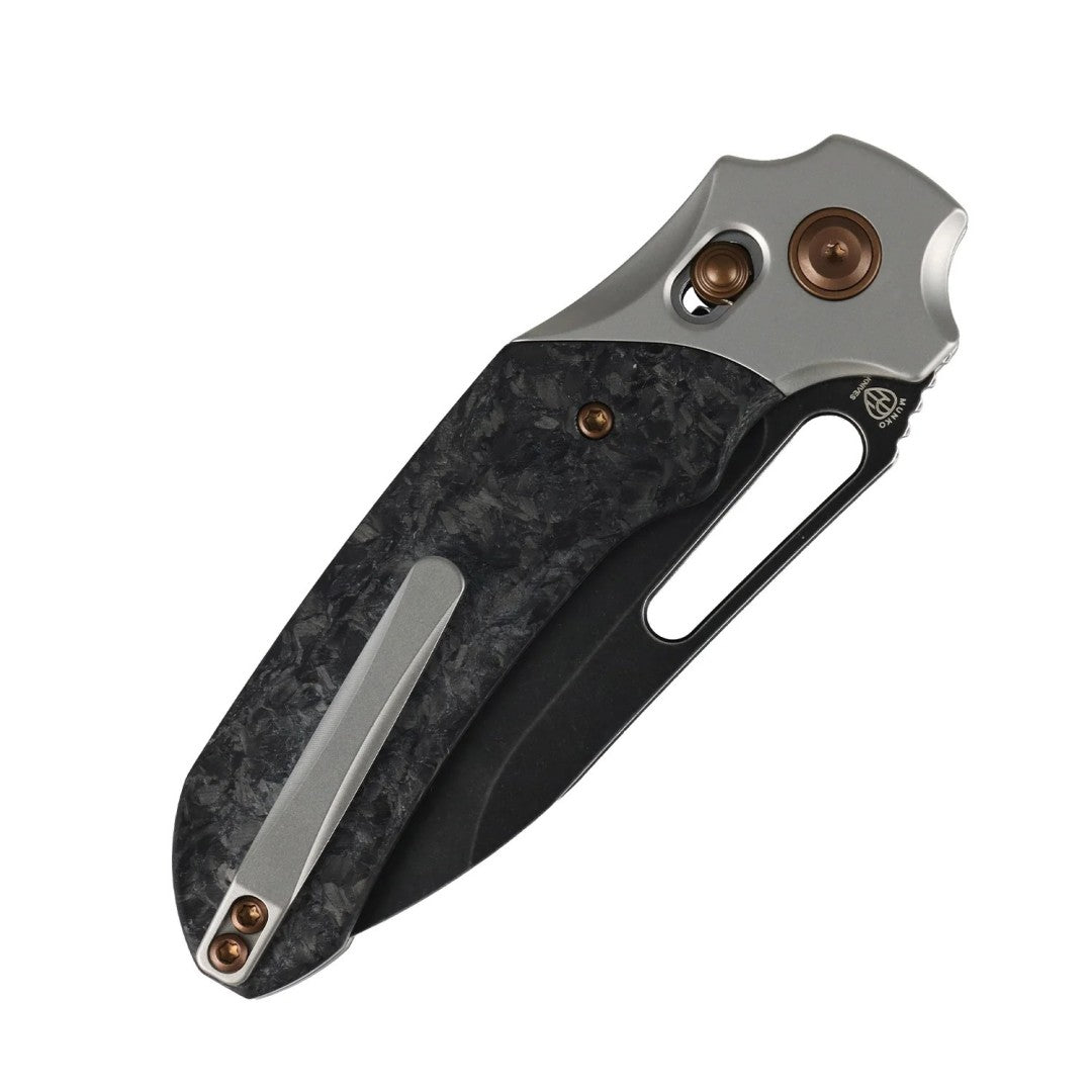 Kansept Quasar K1099V11 CPM-20CV Blade Titanium & Carbon Fiber Handle Crossbar Lock Folding Knife