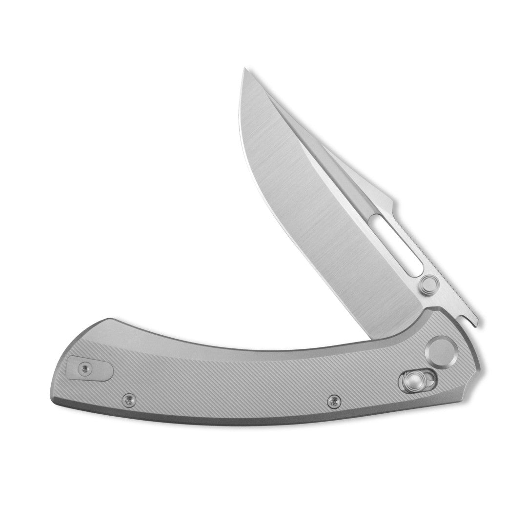 GEO Knife Strix GEO2510A M390 Blade Titanium Handle Crossbar Lock Folding Knife