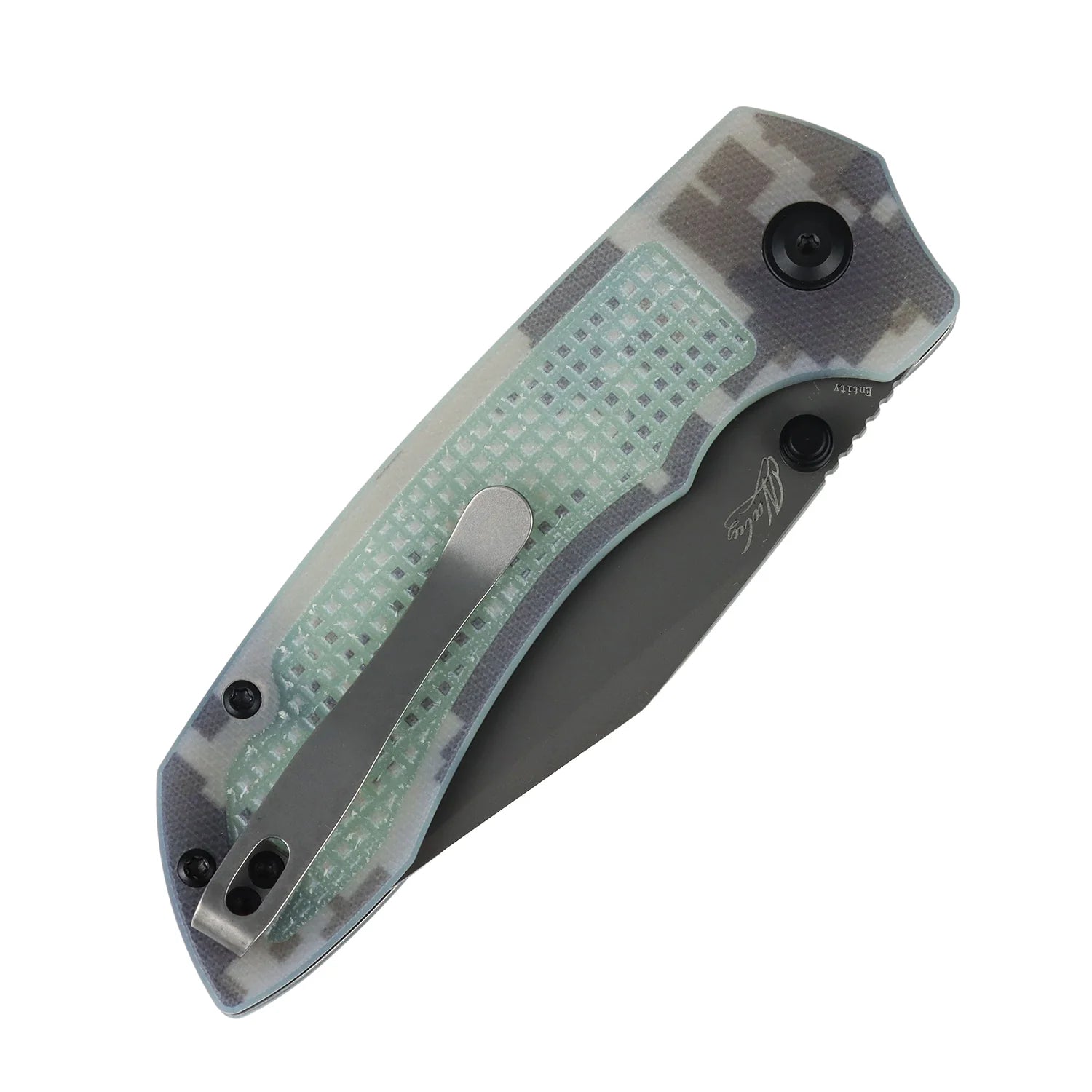 Tenable Entity B1036H4 14C28N Blade G10 Handle Top Liner Lock Folding Knife