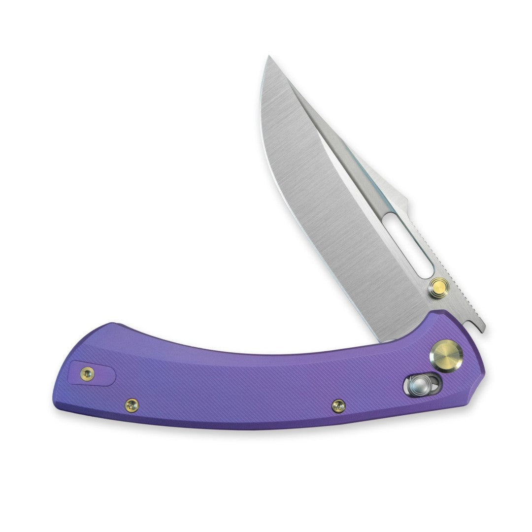GEO Knife Strix GEO2510D M390 Blade Titanium Handle Crossbar Lock Folding Knife
