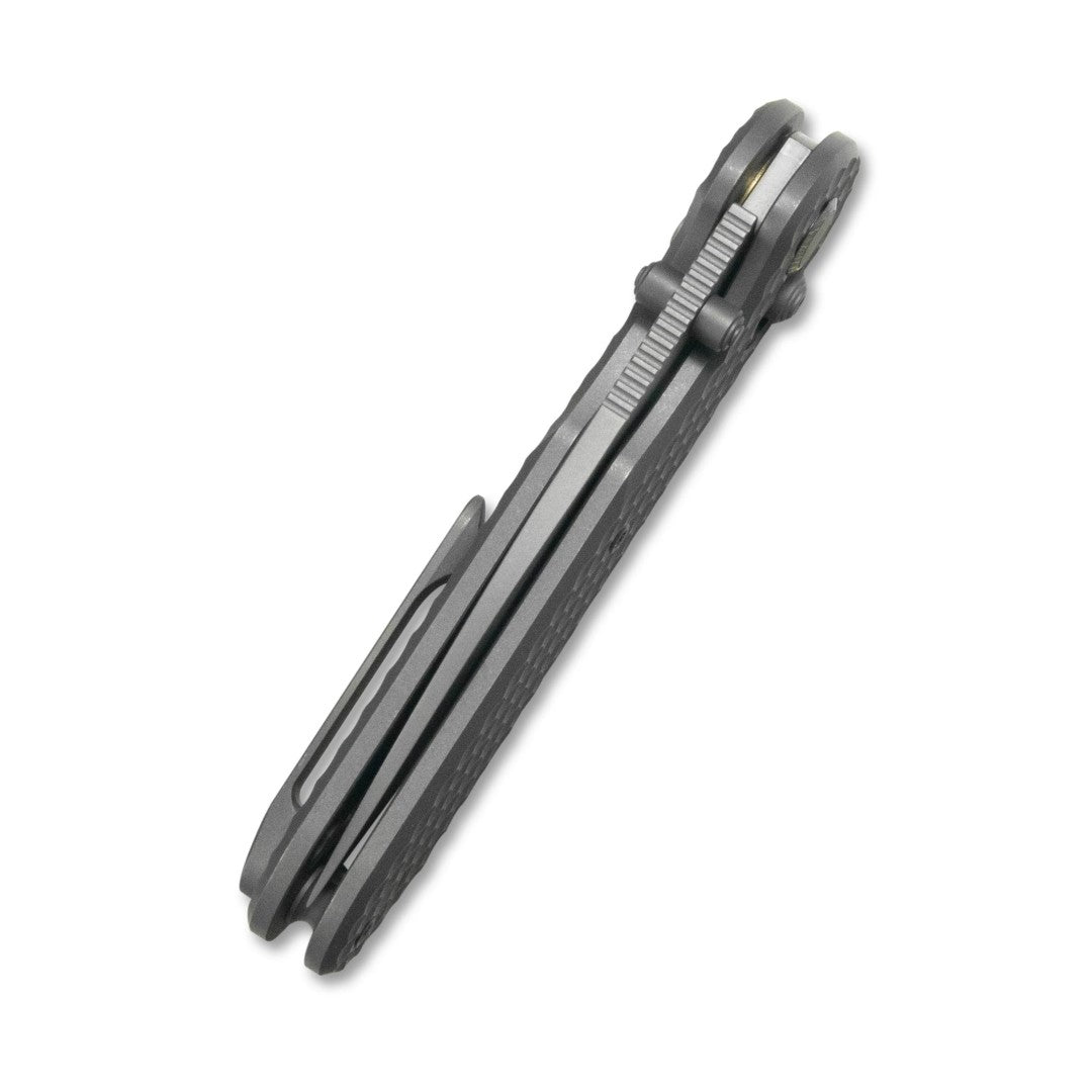 GEO Knife Ethereal Cutter GEO2402C M390 Blade Titanium Handle Crossbar Lock Folding Knife