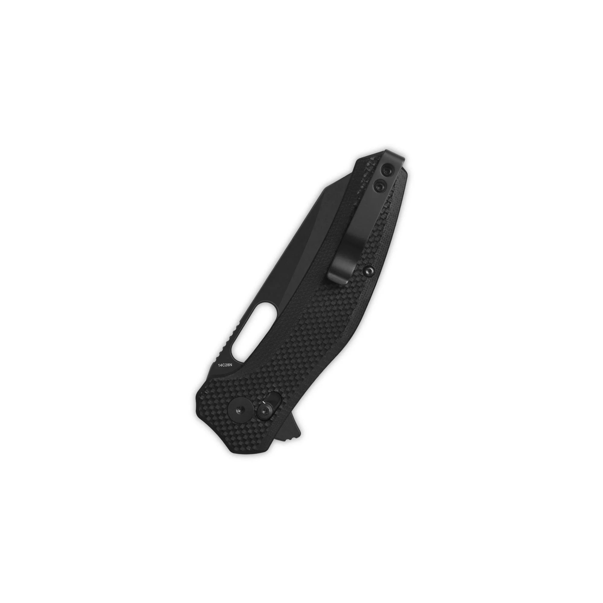 QSP Emu QS164-C2 14C28N Blade Black Coarse G10 Handle Glyde Lock Folding Knife