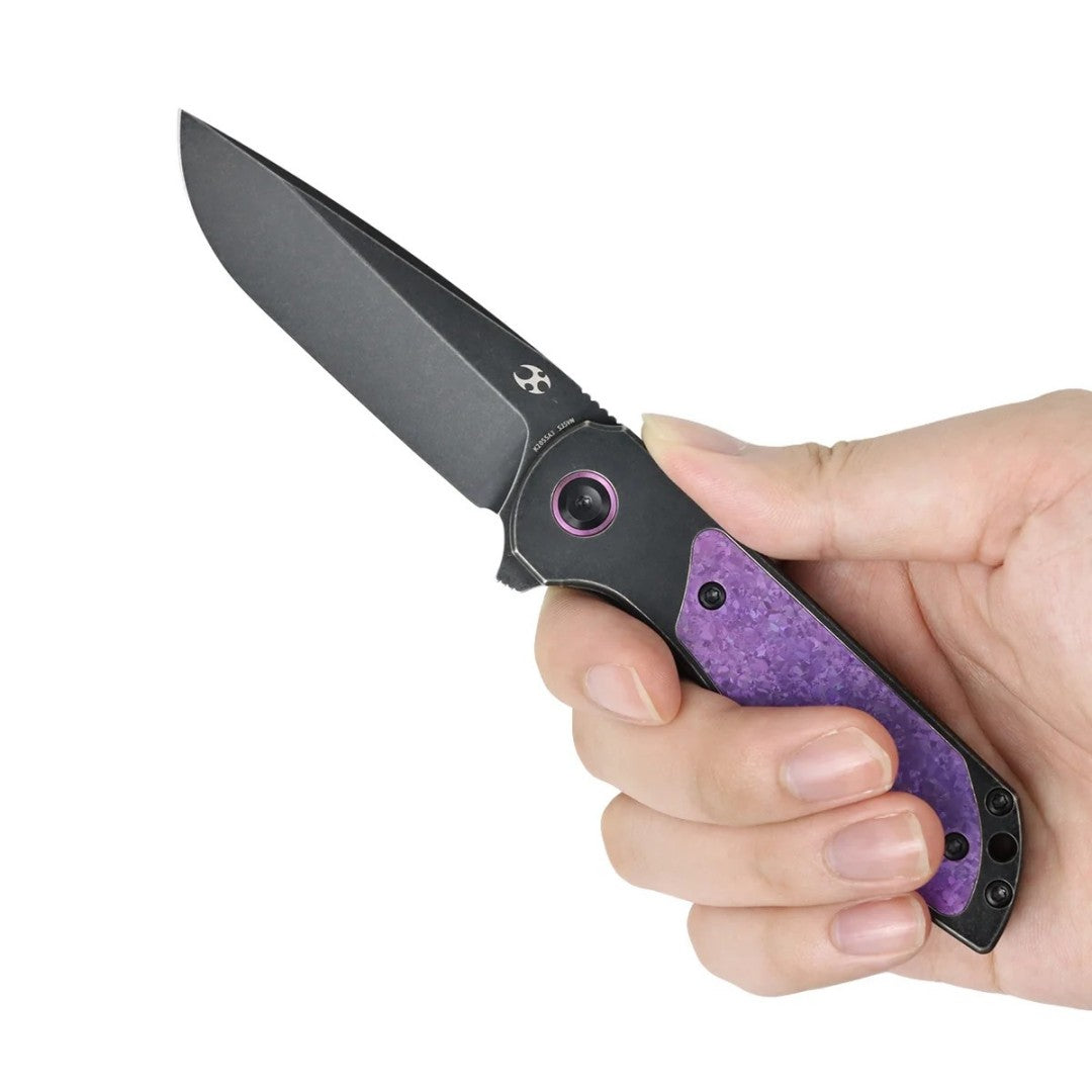 Kansept Ptarmigan K2055A3 CPM-S35VN Blade Titanium Handle Frame Lock Folding Knife