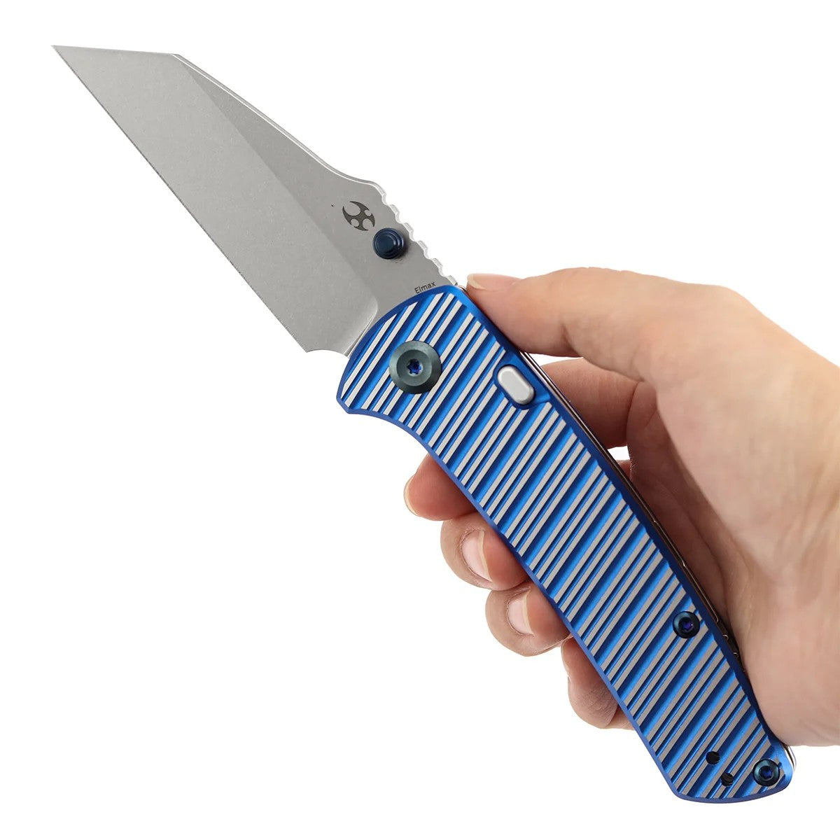 Kansept Main Street K1015H3 Elmax Blade Aluminum Handle Top Liner Lock Folding Knife