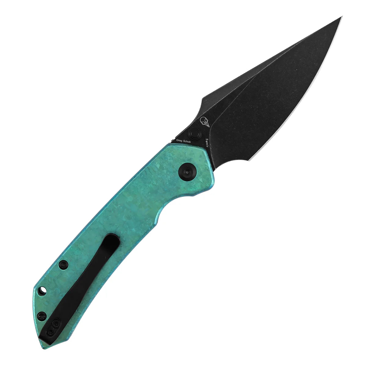 Tenable Fenrir B1034H20 Nitro-V Blade Titanium Handle Top Liner Lock Folding Knife