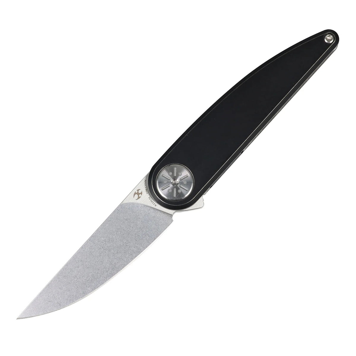 Kansept Symétrix K2141A1 CPM-S35VN Blade Blackwash Titanium Handle Frame Lock Folding Knife