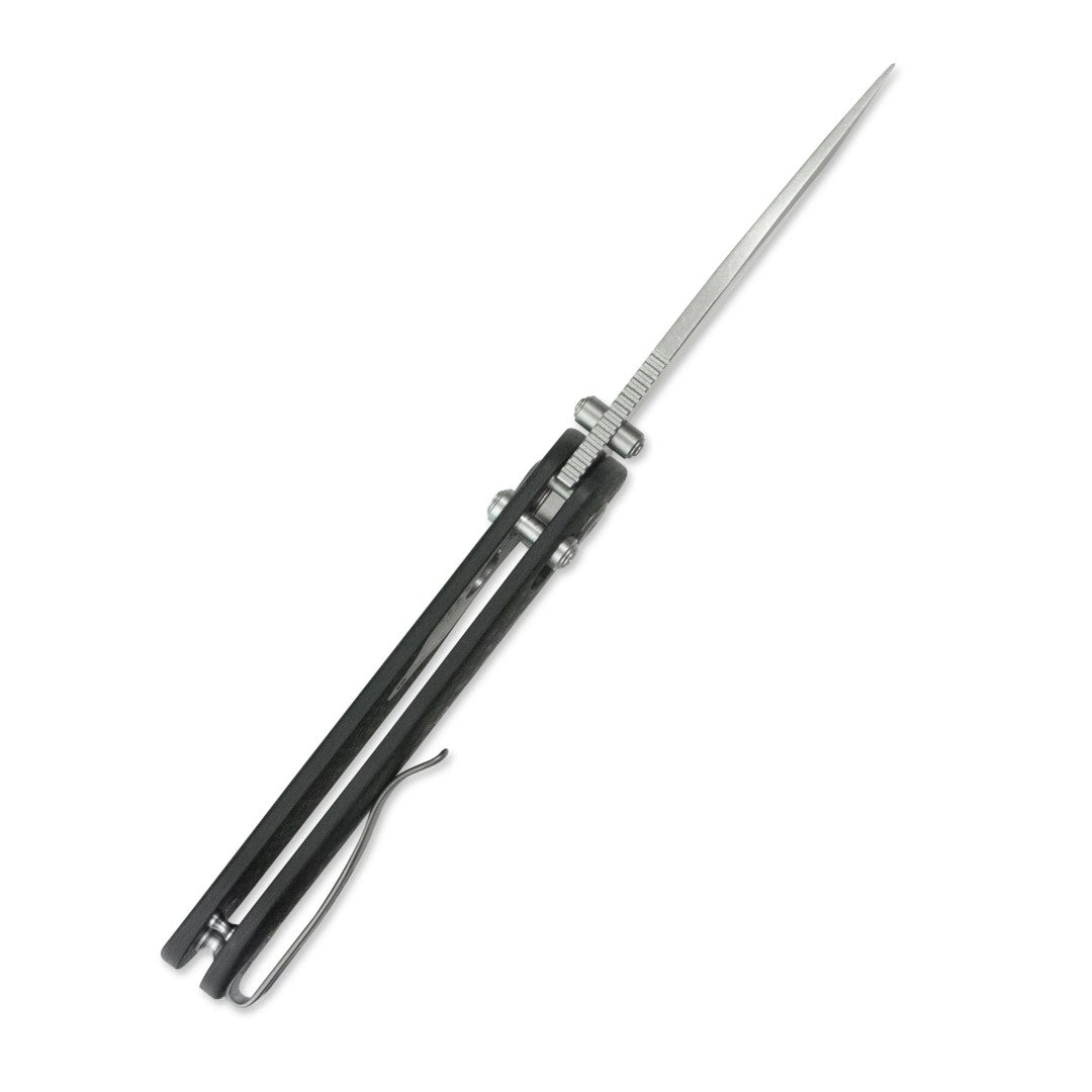 GEO Knife Ethereal Cutter GEO2402K M390 Blade Carbon FiberHandle Crossbar Lock Folding Knife